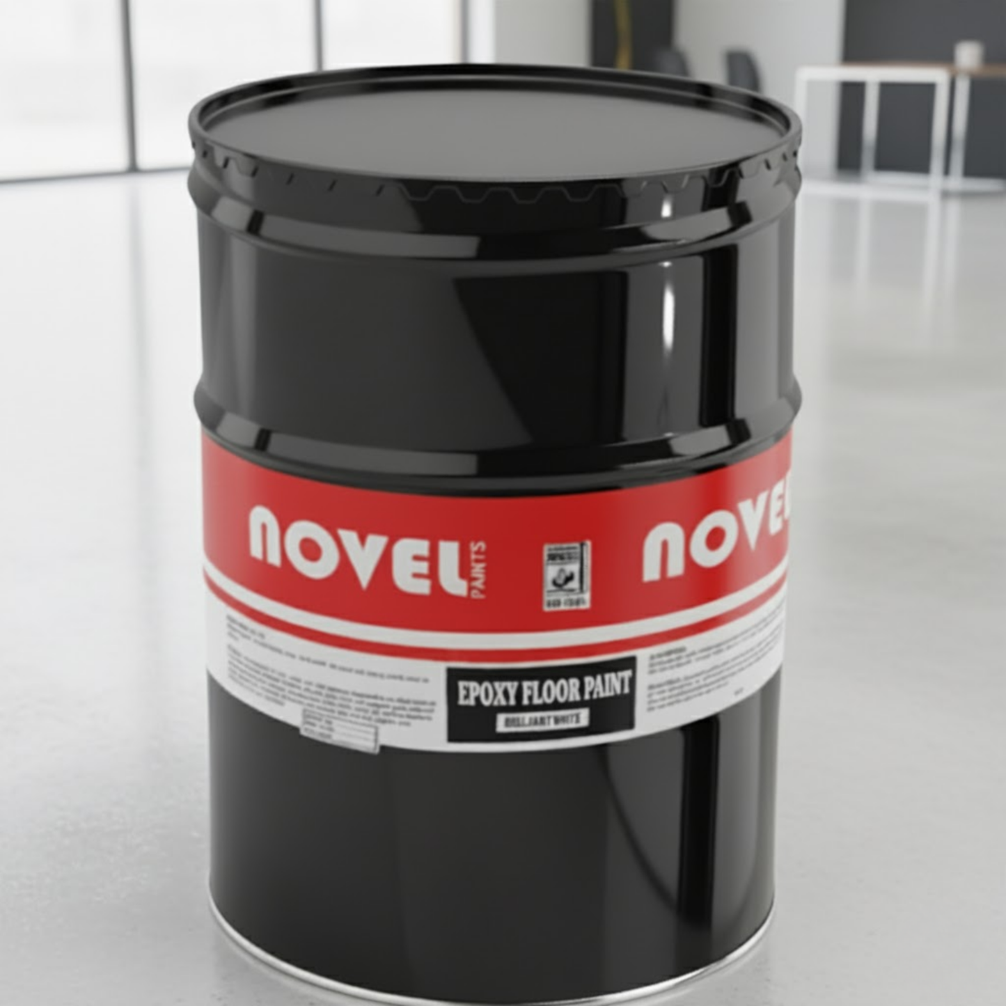 Epoxy Floor Paint-Red Oxide or Black with Hardener