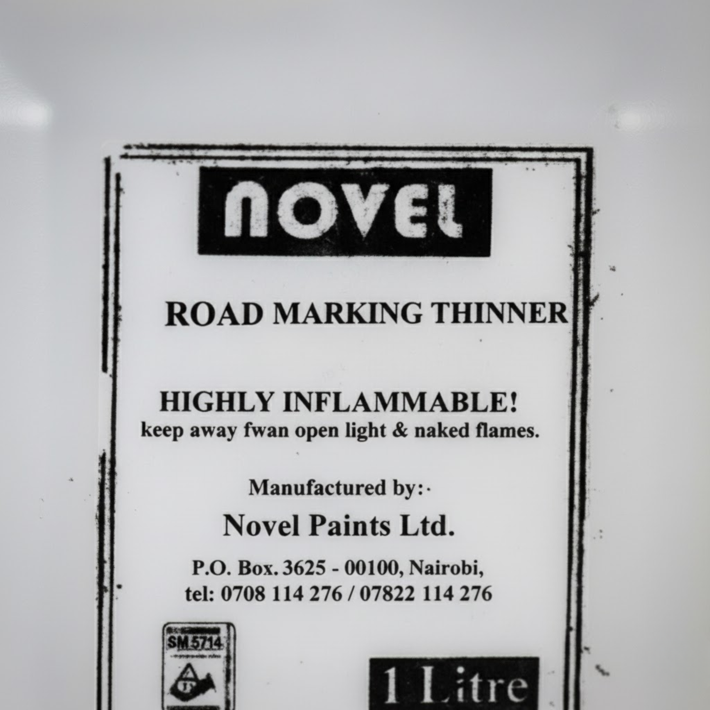 Road Marking Thinner